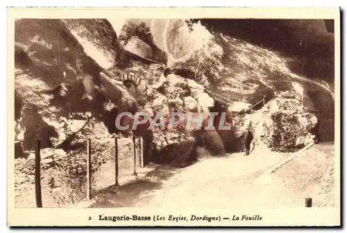 Cartes postales Laugerie Basse Le Fouille Les Eyzies