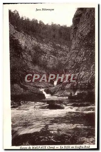 Ansichtskarte AK Gorges de Malvaux Le Defile du Gouffre Rond