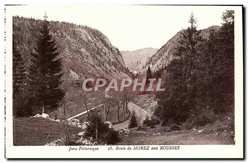 Ansichtskarte AK Route de Morez aux Rousses