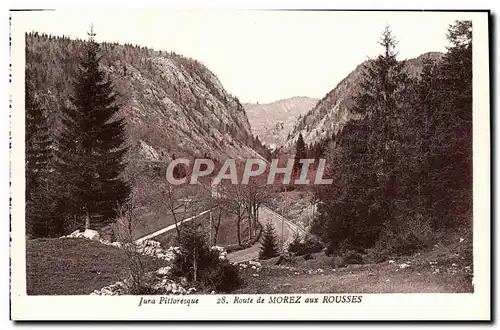 Cartes postales Route de Morez aux Rousses