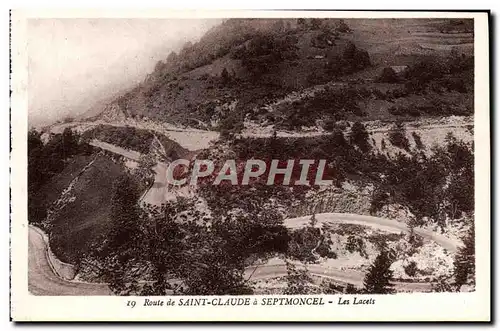 Cartes postales Route de Saint Claude a Septmoncel Les Lacets