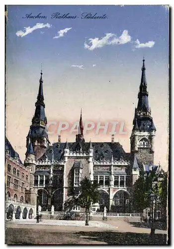 Cartes postales Aachen Rathaus Sudseite