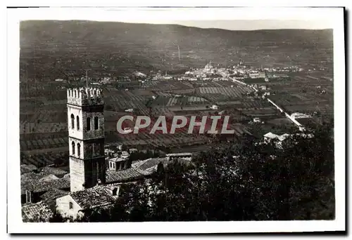 Cartes postales moderne Assisi Panorama della Pianura Umbra della Rocca
