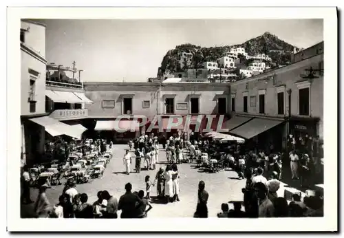 Moderne Karte Capri Piazza Umberto I