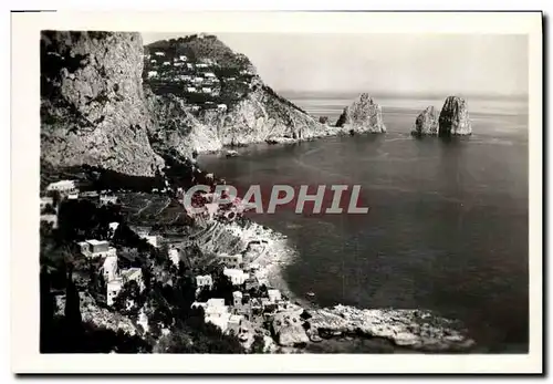 Cartes postales moderne Capri I Faraglioni dalla Marina Piccola