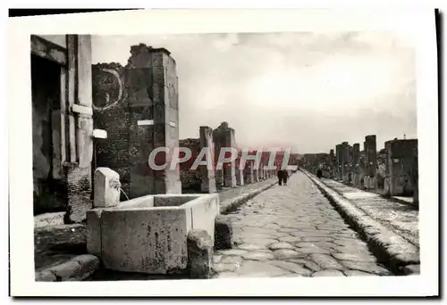 Cartes postales moderne Pompei Strada dell Abbondanza