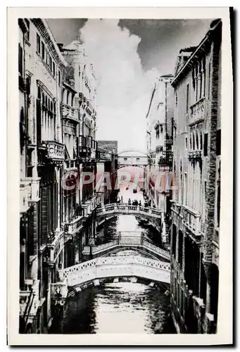 Moderne Karte Venezia Piccolo Canale Caratteristico