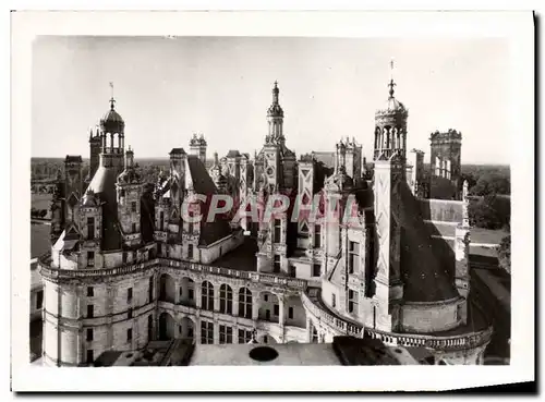 Cartes postales moderne Chambord Chateau Vue d&#39ensemble des combles et des terrasses