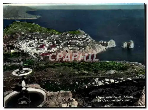 Cartes postales moderne Capri vista da M Solaro