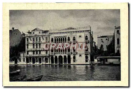 Moderne Karte Venezia Ca d&#39Oro Palazzo Contarini