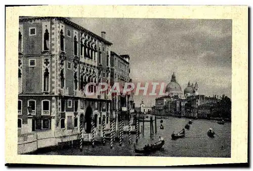 Moderne Karte Venezia Canal Grande Chiesa Della Salute