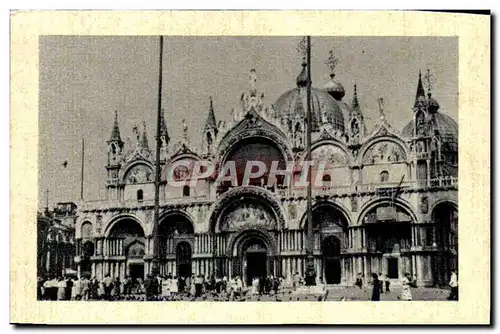 Moderne Karte Venezia Plazza e Chiesa di S Marco