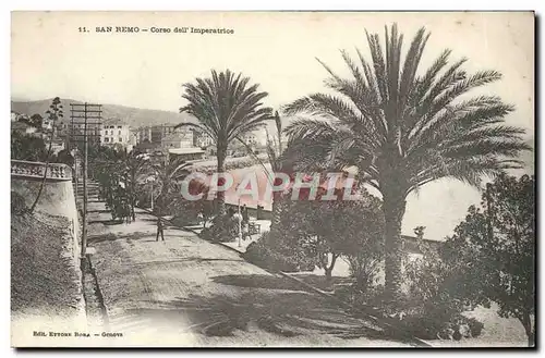 Cartes postales San Remo Corso dell Imperatrice