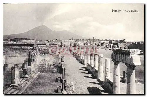 Cartes postales Pompei foro Civile