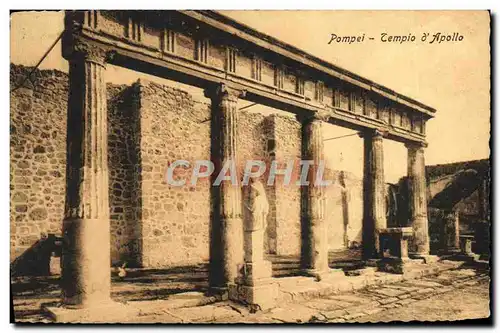 Cartes postales Pompei Tempio d'Apollo