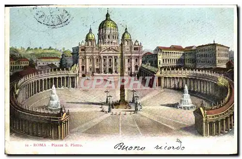 Cartes postales Roma Piazza S Pietro