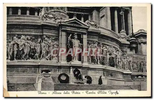 Cartes postales Roma Altaze della Patzia Tomba Milite Ignota