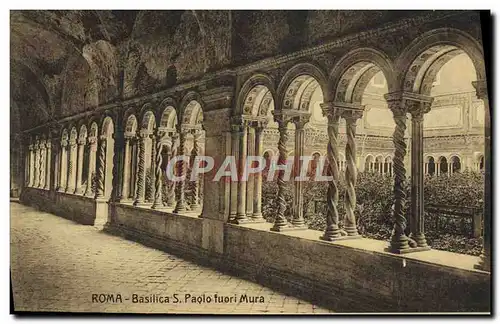 Ansichtskarte AK Roma Basilica S Paolo fuori Mura