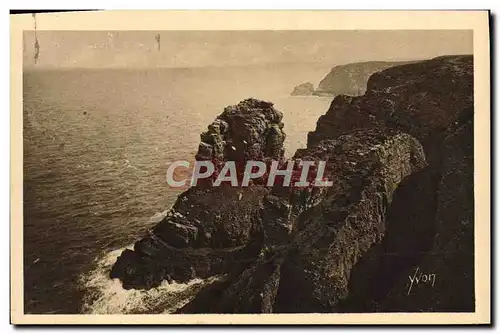 Cartes postales Cap Frehel Rocher de la Grande Fauconniere Faucon Rapace