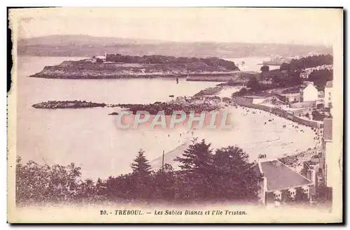 Ansichtskarte AK Treboul Les Sables Blancs et l&#39lle Tristan