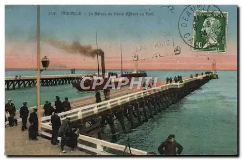 Cartes postales Trouville Le Bateau du Havre