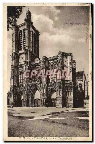 Cartes postales Troyes La Cathedrale