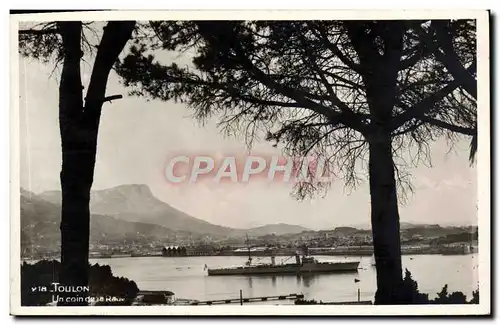 Cartes postales moderne Toulon Un coin de la rade Bateau