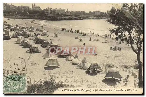 Cartes postales Royan Vue d&#39ensemble a Pontaillac