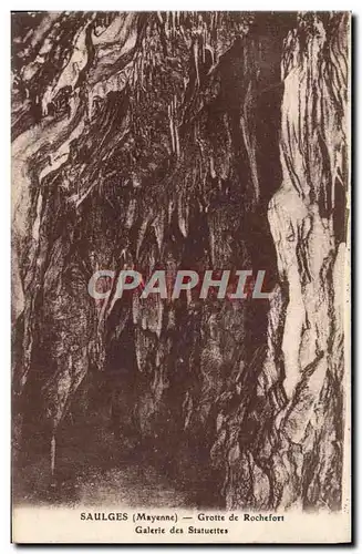 Cartes postales Saulges Grotte de Rochefort Galerie des statuettes