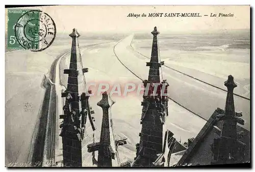 Cartes postales Abbaye du Mont Saint Michel Les Pincales