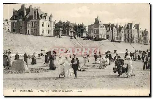 Cartes postales Parame Groupe des Villas sur la Digue