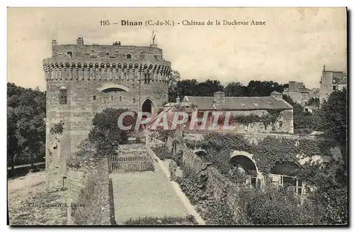 Cartes postales Dinan Chateau de la Duchesse Anne