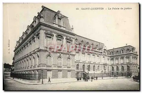 Cartes postales Saint Quentin Le Palais de justice