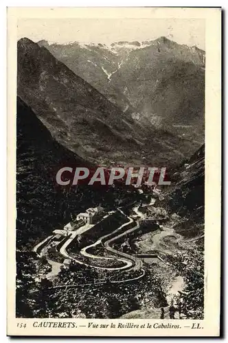 Cartes postales Cauterets Vuer sur la Raillere et le Cabaliros