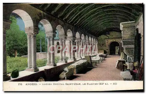 Ansichtskarte AK Angers Ancien Hopital Saint Jean Le Cloitre