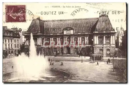 Cartes postales Rennes Le Palais de Justice