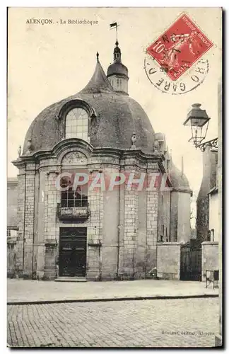 Cartes postales Alencon La Bibliotheque