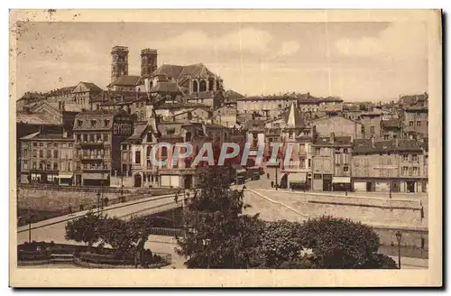 Ansichtskarte AK Verdun vue panoramique et place Chevert