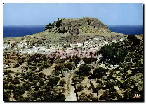 Cartes postales moderne Rhodes Vue De Lindos