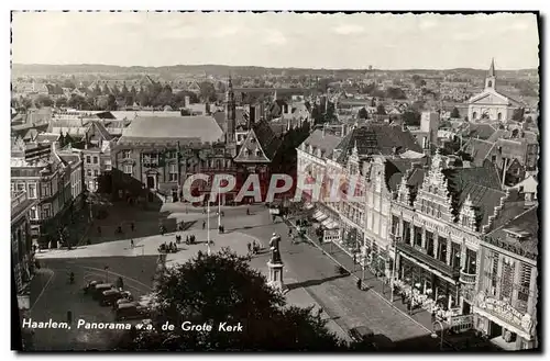 Moderne Karte Haarlem Panorama De Grote Kerk