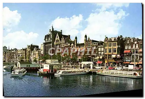 Cartes postales moderne Amsterdam Damrak