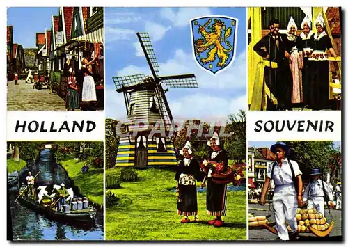 Cartes postales moderne Holland Souvenir Lion Fromage