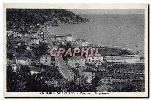 Cartes postales Andora Stazione Panorama Da Ponente