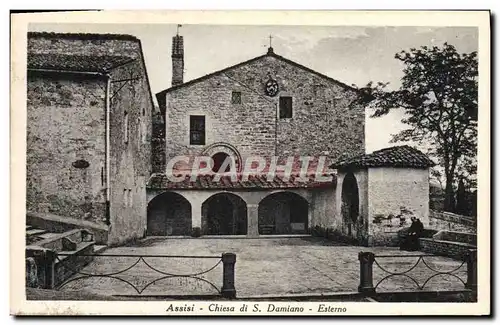 Ansichtskarte AK Assisi Chiesa di s Damiano Esterno