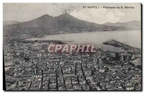 Cartes postales Napoli Panorama Da S. Martino