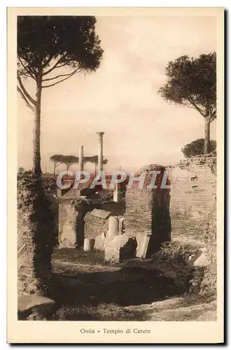 Cartes postales Ostia Tempio Di Cerere