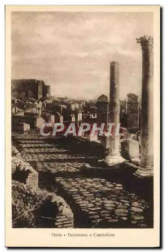 Cartes postales Ostia Decumano Capitolium