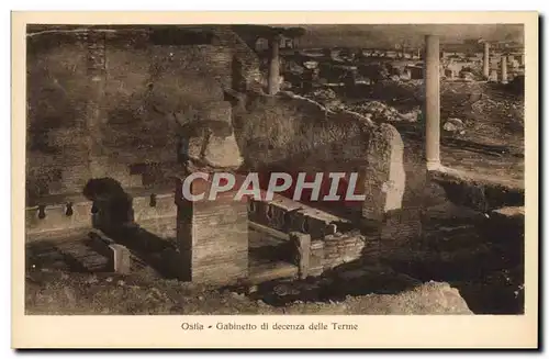 Cartes postales Ostia Gabinetto Di Devenza Delle Terme