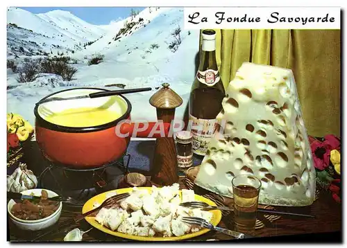 Cartes postales moderne La Fondue Savoyarde