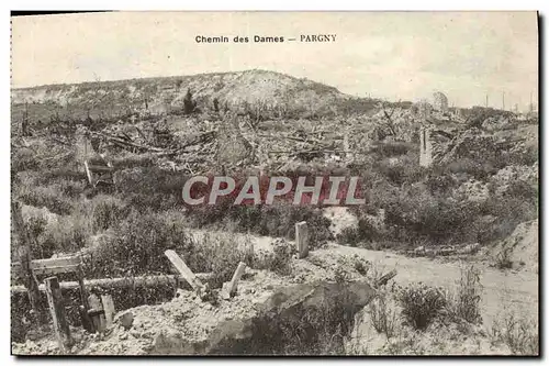 Cartes postales Chemin Des Dames Pargny Militaria